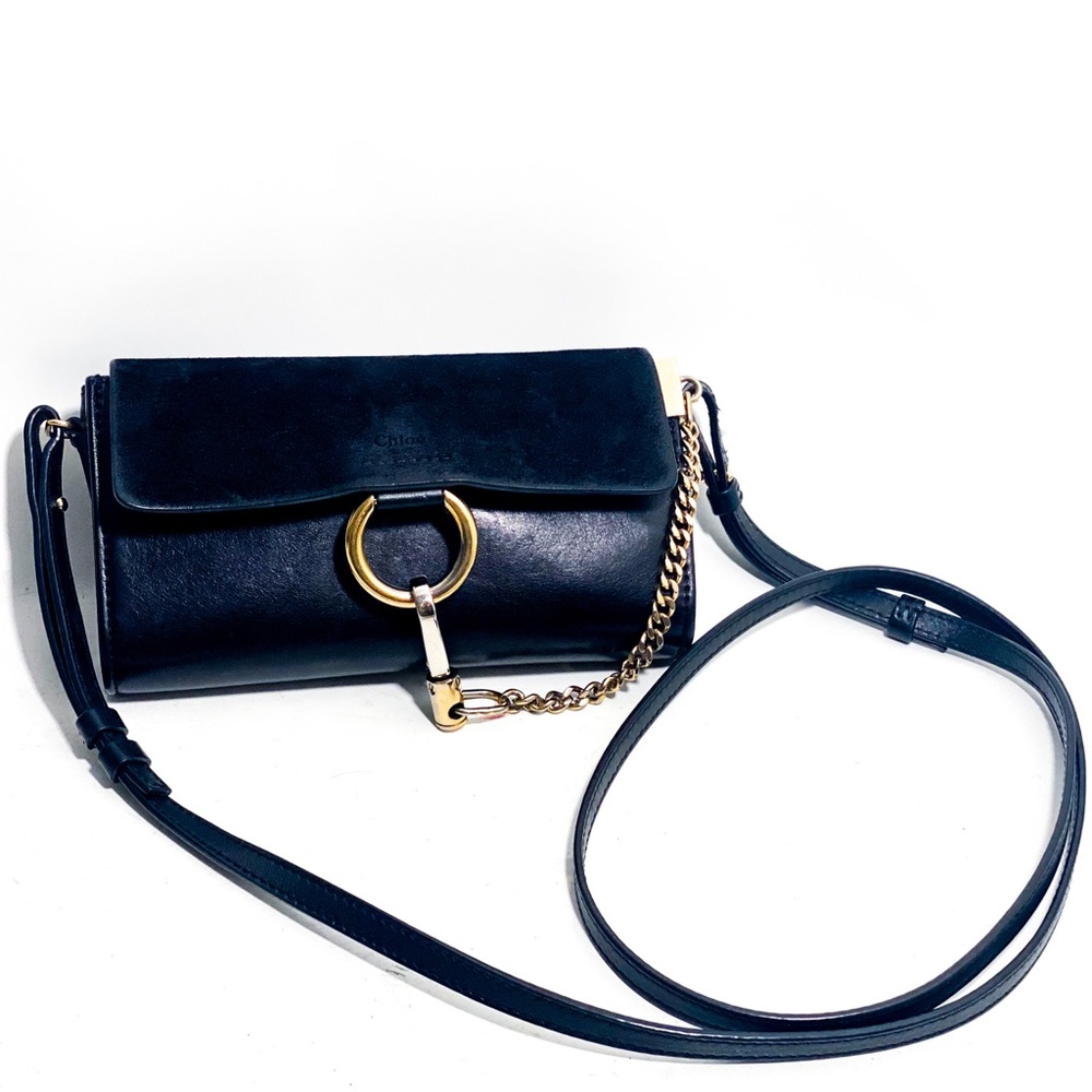 CHLOE Suede Calfskin Mini Faye Bag - Picture 5 of 14